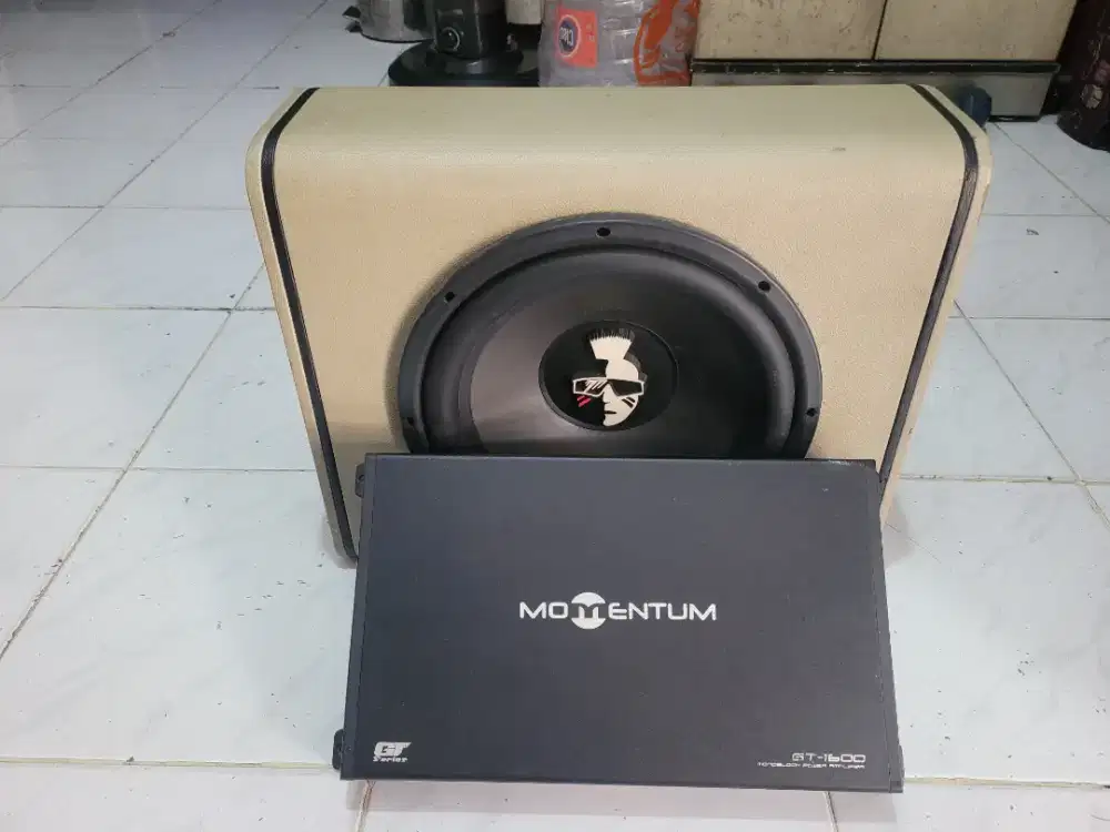 Power monoblock GT 1600 & Subwoofer mohawk 12 inc