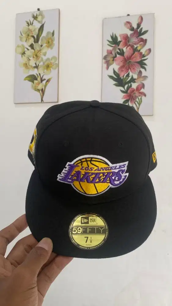 Topi Basket Snapback Hat Caps NE Newera New Era x NBA LA Lakers