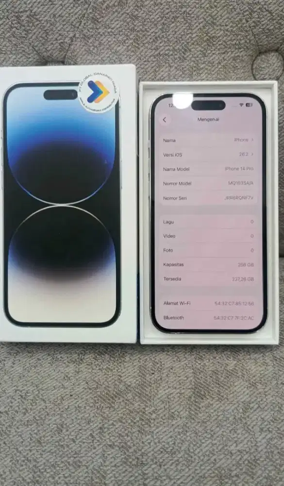 IPHONE 14 PRO 256 IBOX SILVER