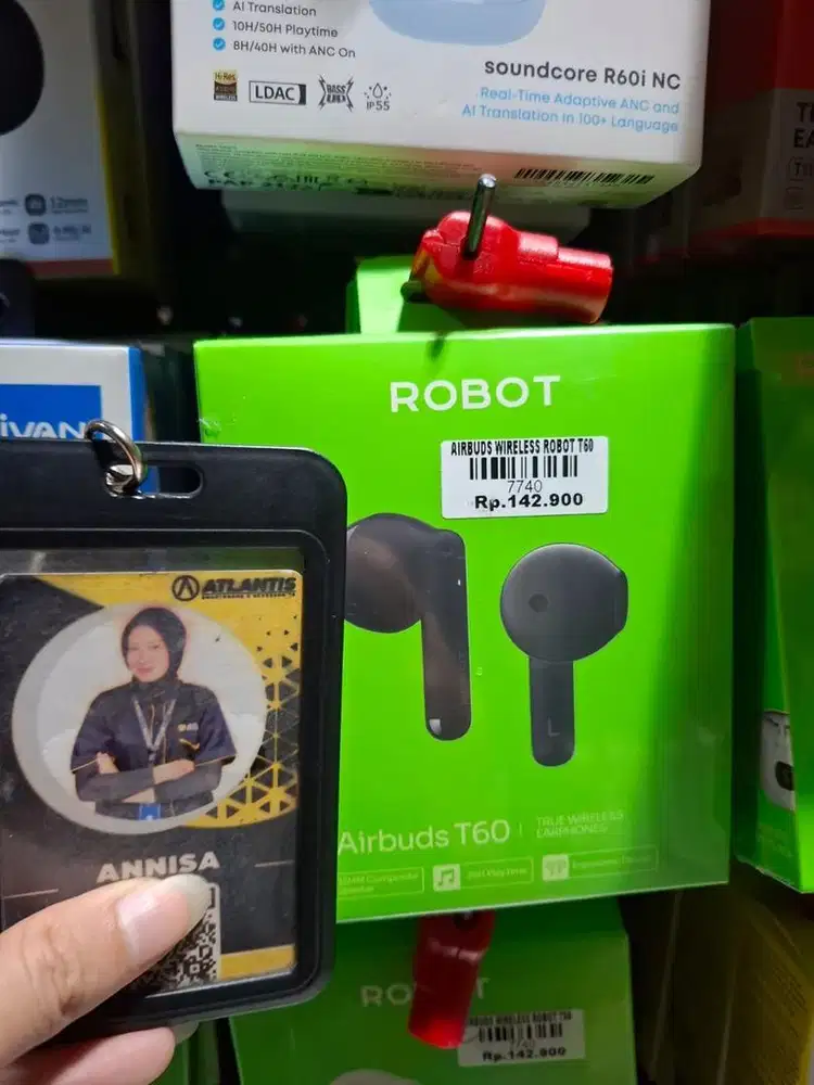 AIRBUDS WIRELESS ROBOT T60 | ATLANTIS DAHSYAT
