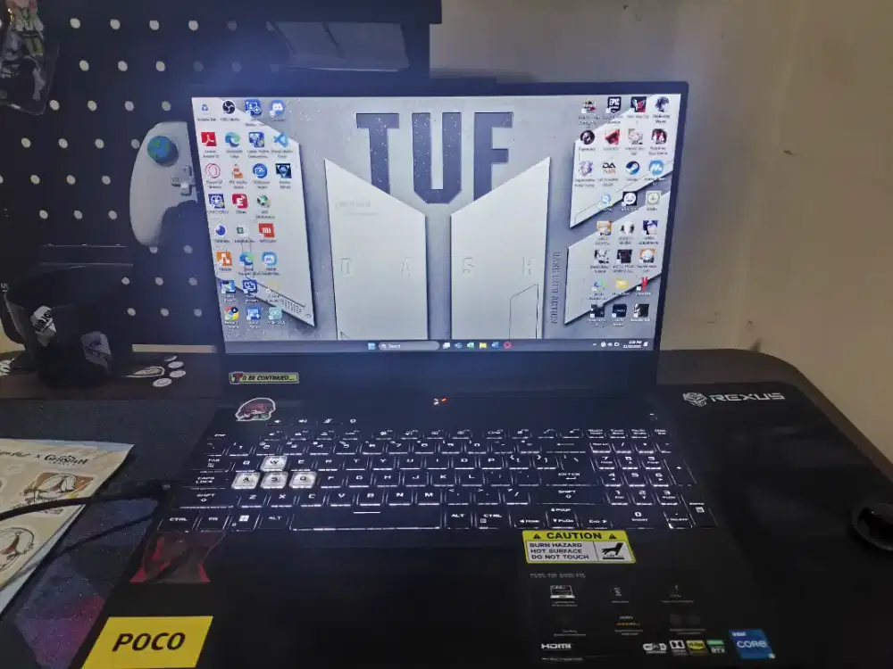 Asus TUF F15 – Siap Gaming, Kondisi Terawat Pemakaian 2 Tahun