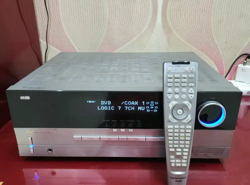 Error AVR Amplifier + Remote Harman Kardon JBL Bagus mulus