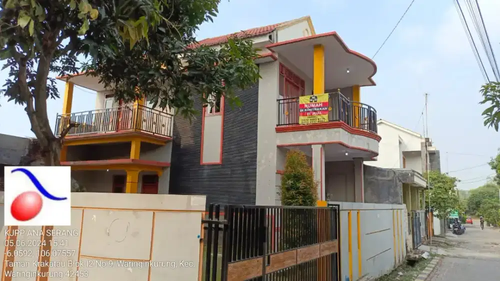 Di Sewa / Di Jual Rumah 2 lantai murah dekat kota cilegon
