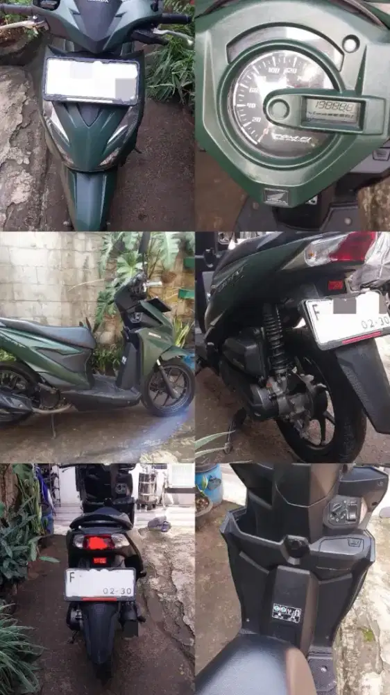 Honda BeAT Deluxe 2025 Matte Green Pajak Hidup Panjang