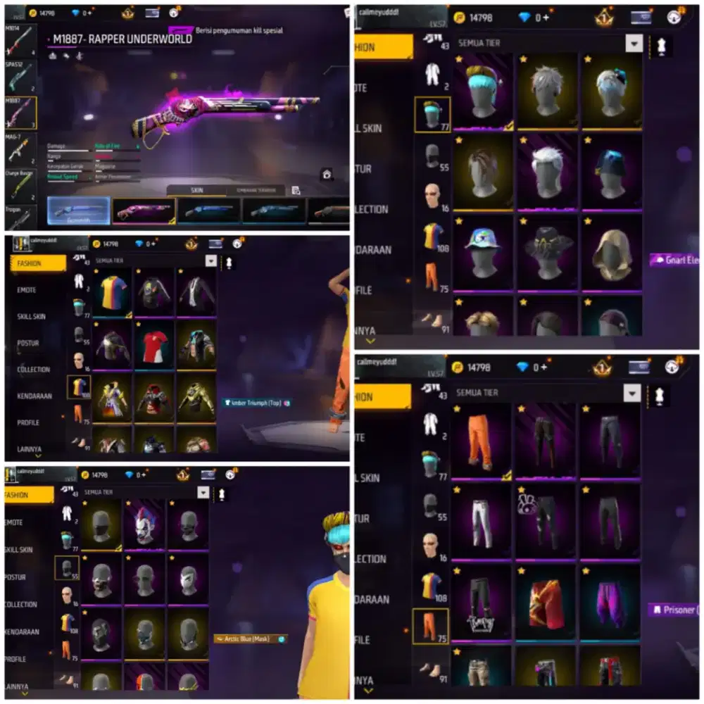 Jual akun FF murah meriah yg minat inbox