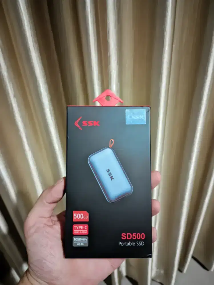 [BARU] SSK SD500 Portable SSD 500GB - USB 3.2 Gen 2 Super Cepat