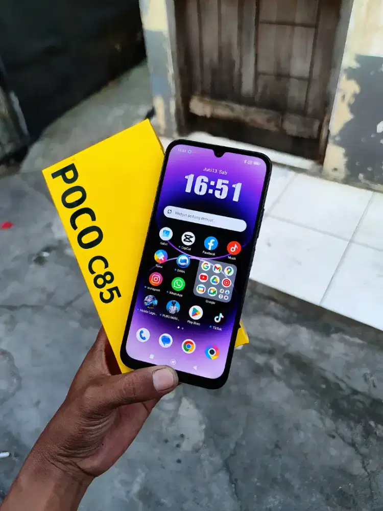 Poco c85 mulus full ori like new Ram 8/256gb siap pakai