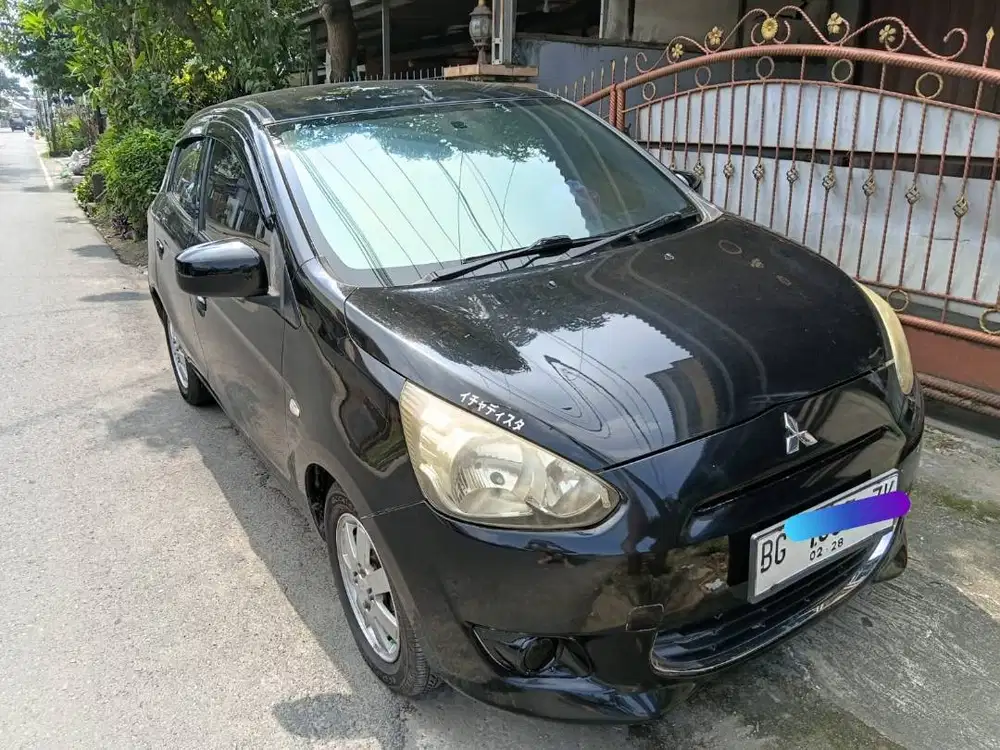 DIJUAL MISTUBISHI MIRAGE MT GLX 1,2 TAHUN 2012