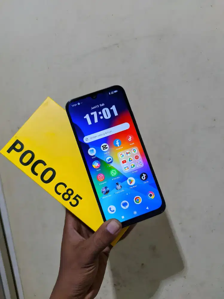 Poco c85 mulus full ori like new Ram 8/256gb siap pakai