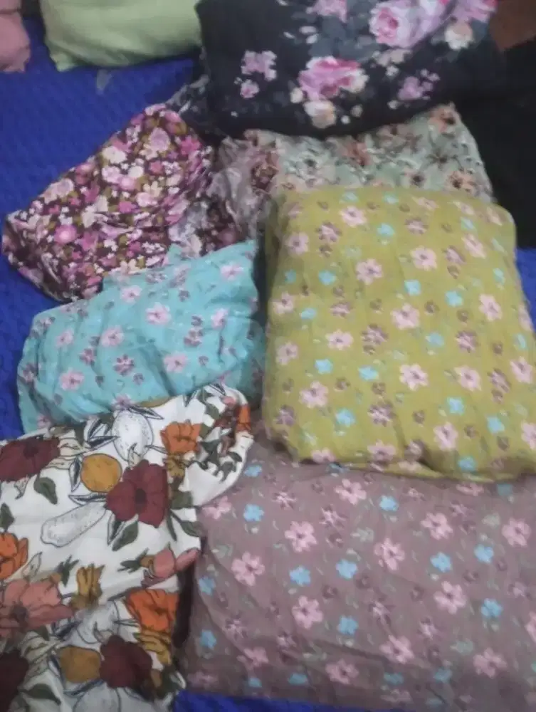 Bahanbkaijn  rayon bunga kecil n besar