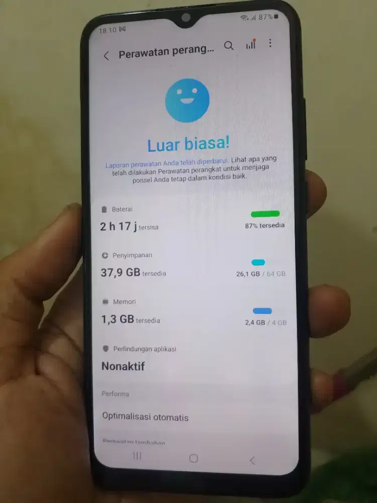 Samsung A02s Ram 4/64 GB Minus Ada di Deskripsi