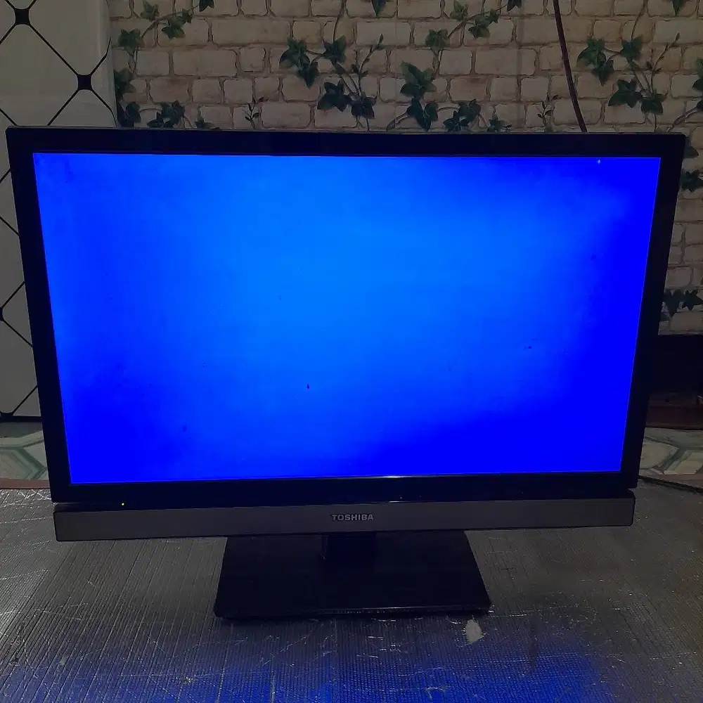 jual nih TV LED TOSHIBA 22 inchi SUPPORT VGA PC