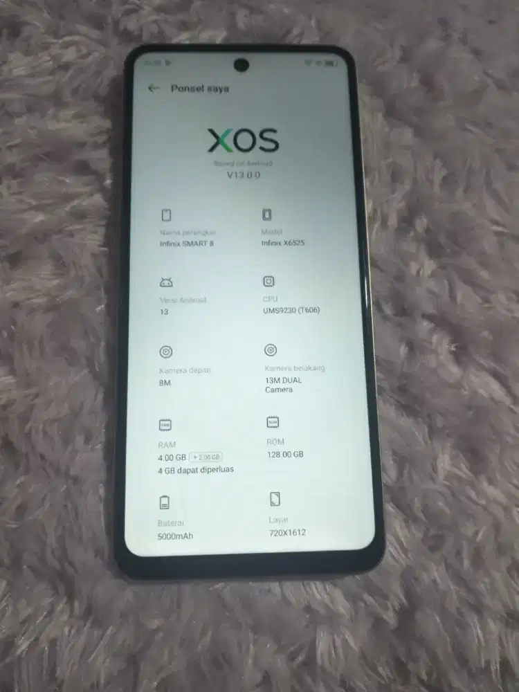 Infinix smart 8 4/128 Type-c Mulus