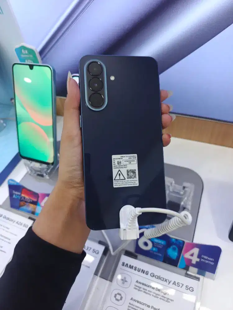 SAMSUNG GALAXY A57 FREE FIT 3 + KEPALA ADAPTOR BISA CICILAN BUNGA 0%