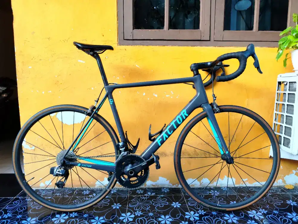 FRAME DAN FORK SAJA FACTOR O2 RIMBRAKE SIZE 58