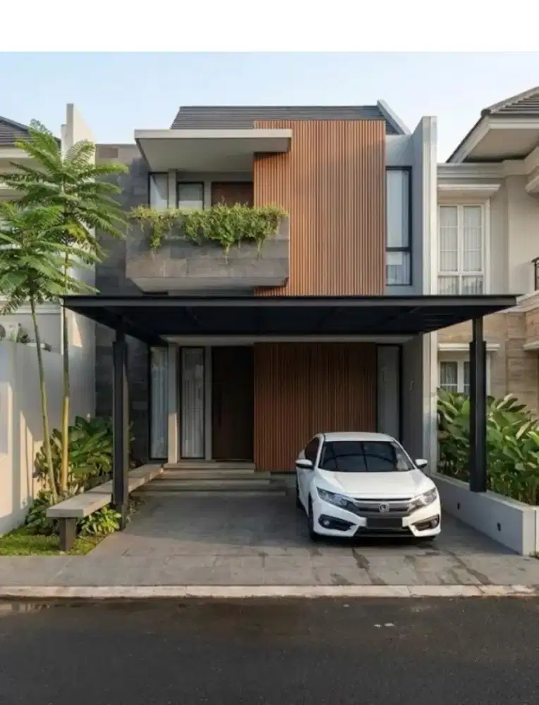 Rumah baru siap huni  2 lantai di cluster harmoni harapan indah bekasi