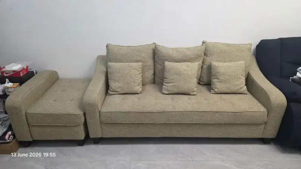 Jual SOFA L Chandra karya MULUS MURAH