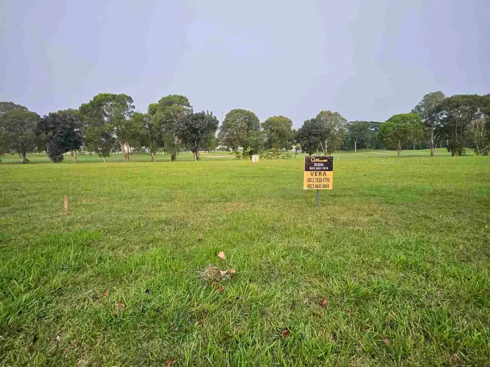 Jual tanah kavling golf Suvarna Padi Cikupa Tangerang 557m2