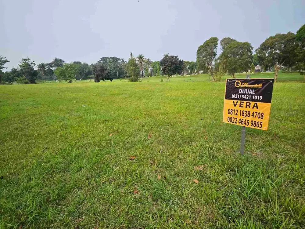 Jual tanah kavling golf 665m2 Suvarna Padi