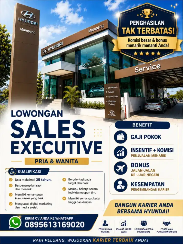 LOWONGAN SALES HYUNDAI