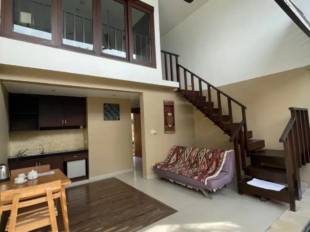 Vila Sewa 1 Kamar MURAH di Jimbaran Dekat GWK. Harga Sudah Termasuk Listrik, Wifi, dll