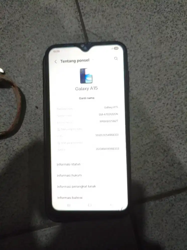 Dijual 
Samsung galaxy a15 4g ( Resmi )
Ram 8/128gb