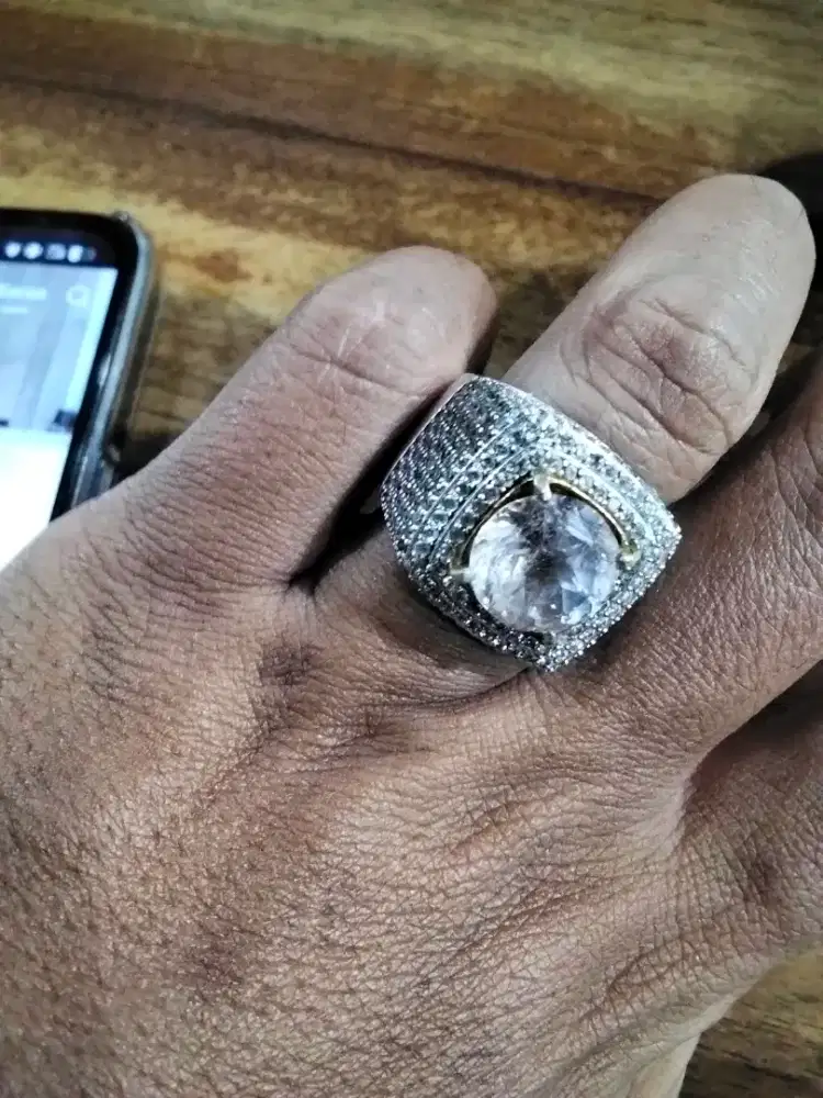 Batu permata white safir Srilanka