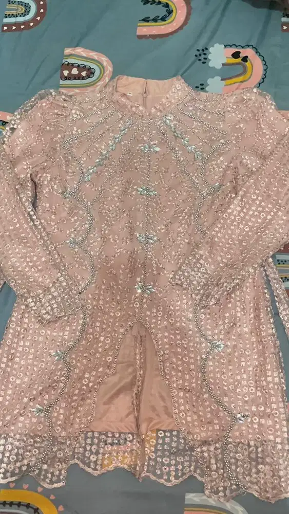 Kebaya tile payet Rosegold 100k
