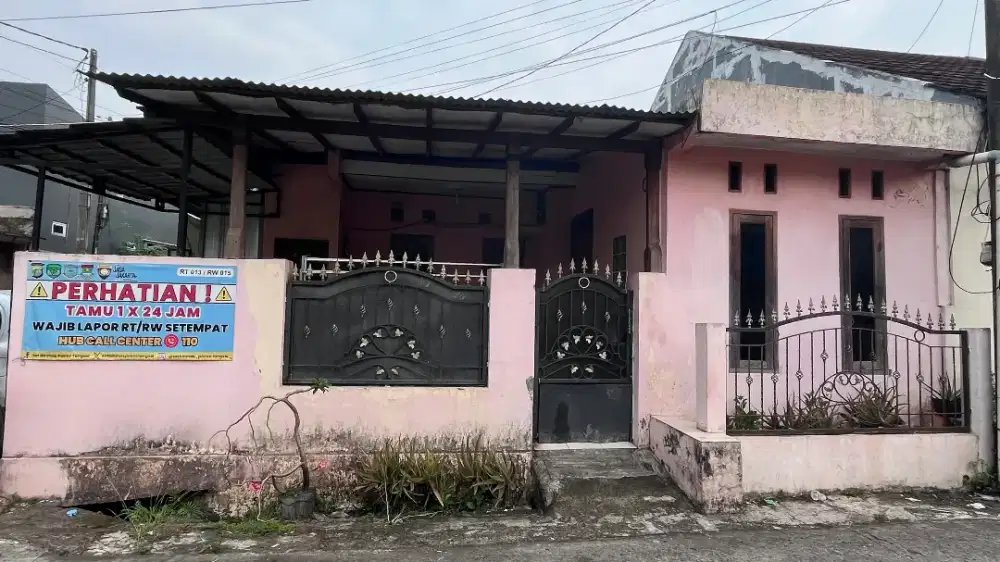 Rumah di Jual posisi hock
