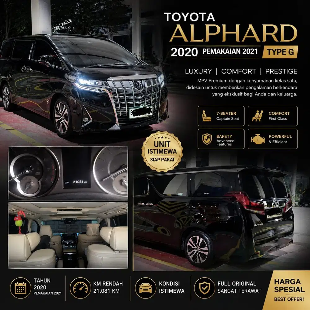 Toyota Alphard 2020 Bensin