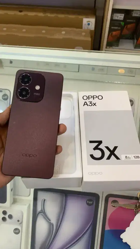 Oppo A3x ram 4+8/128gb lengkap