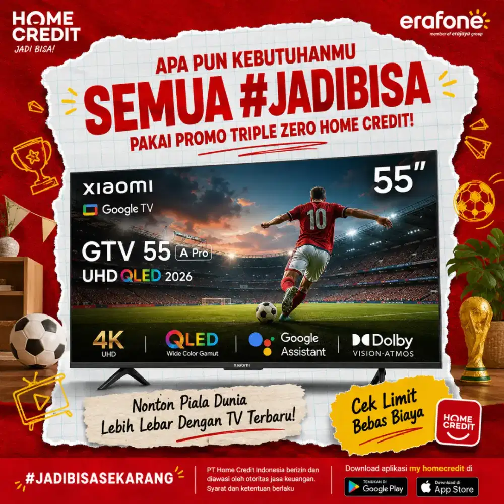 PROMO KREDIT XIAOMI GTV 55 A PRO UHD QLED 2026 TERMURAH