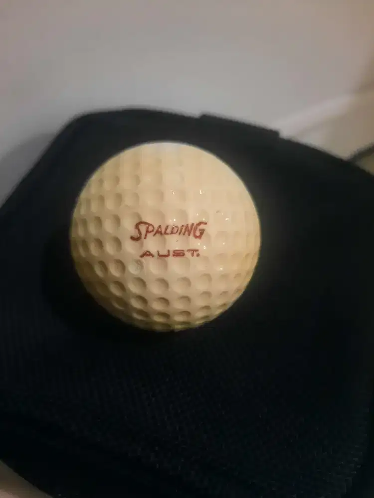 Bola Golf Antik Vintage Spalding Hot Dot 1 Lawas