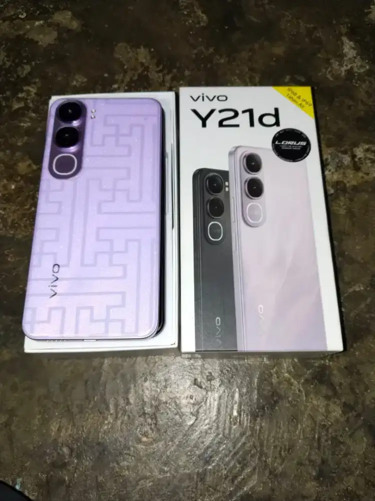 Dijual Vivo Y21D Ram 8+8/128 Fullset Original Like New