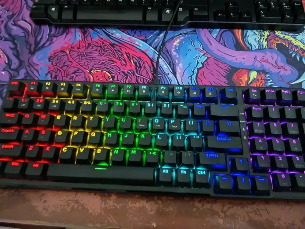 Keyboard Mechanical Gasket Gamen Titan VI/6 Outemu Silver