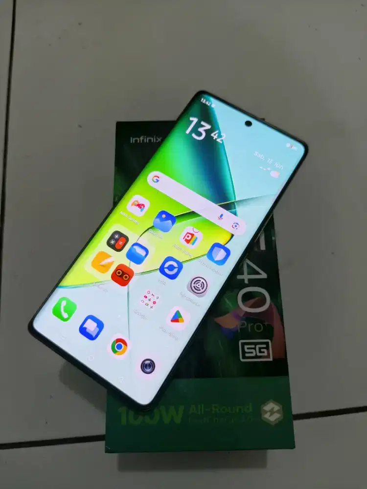 Infinix Note 40 Pro plus 5G 12/256GB Fullset Mulus Nomines 2800 Nego