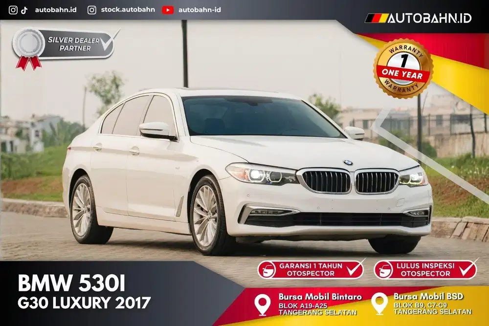 #Big Bos! BMW 530i Luxury 2017 RSE Sunroof White 520i 320i c250 x5