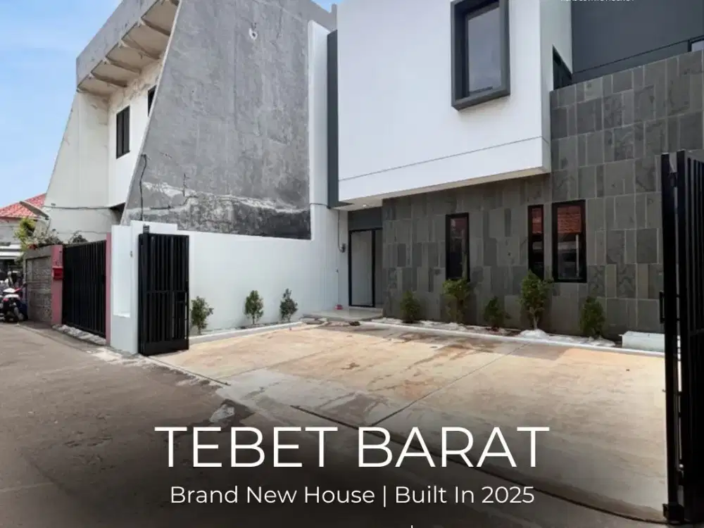 TERMURAH !! DI JUAL BRAND NEW HOUSE TEBET BARAT