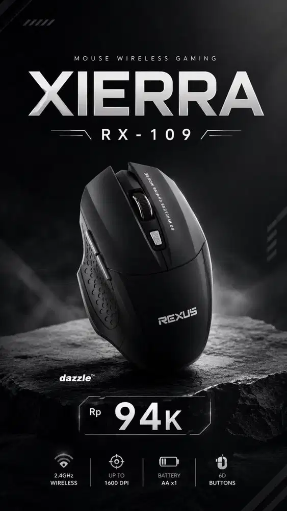 Rexus Xierra 109 mouse gaming