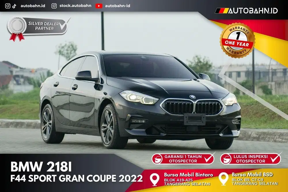 BMW 218i Sport Line Gran Coupe 2022 Black Warranty! 320i a200 x1