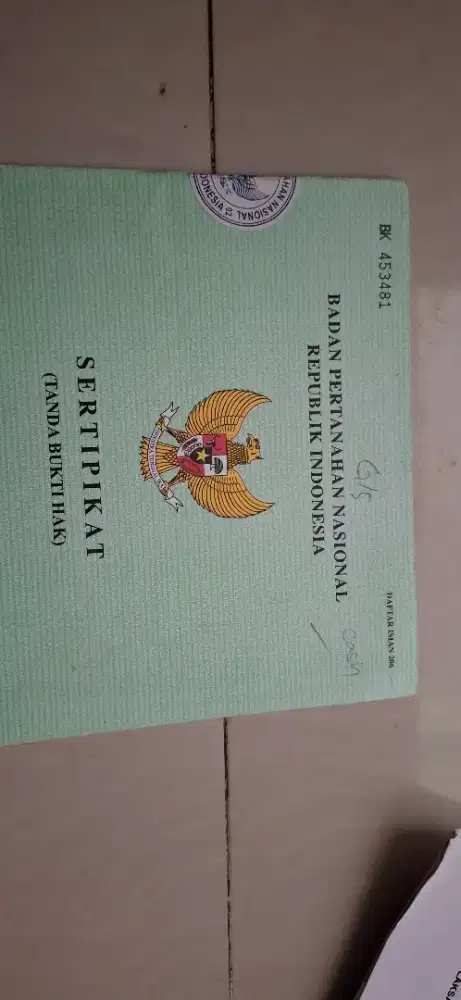 DIJUAL CEPAT PER.TEMBESI RAYA BLOK.G NO.5