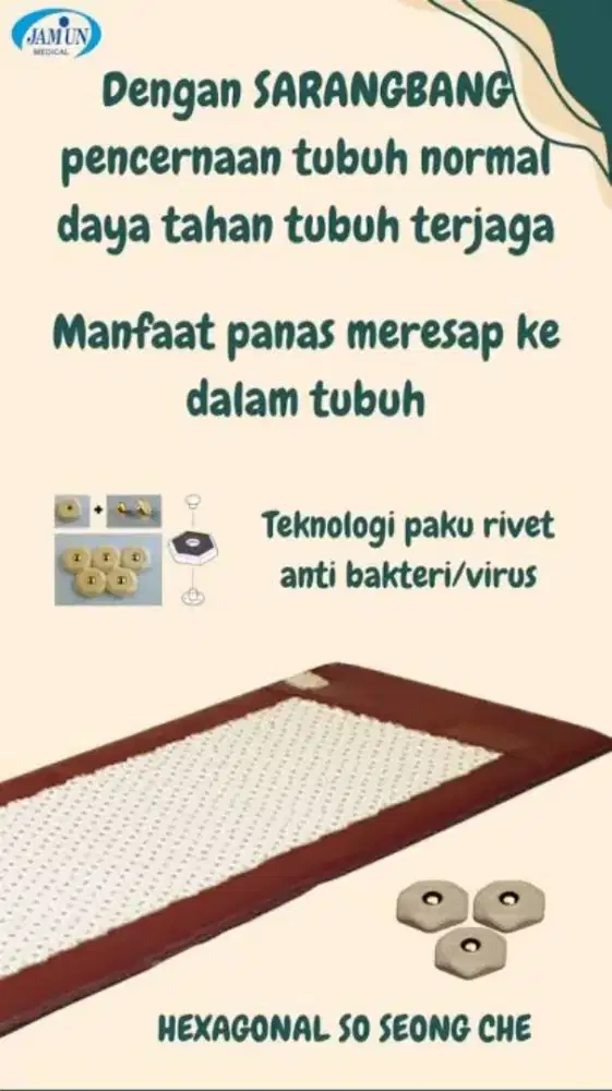 ​Matras Terapi Kesehatan Jamun Sarangbang Jamun Medical Original