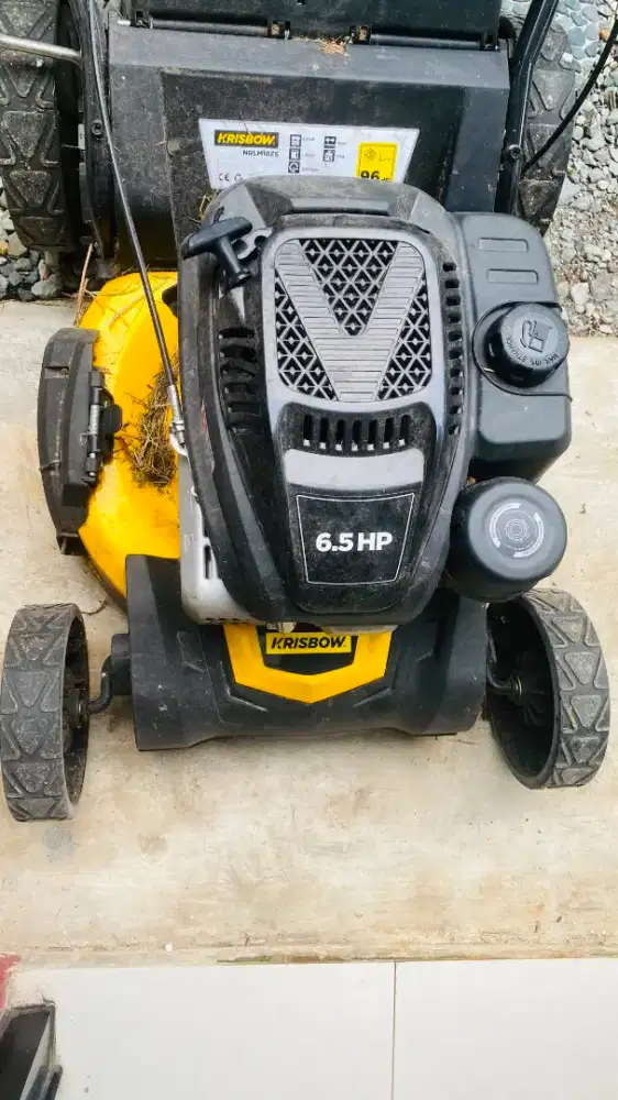 Lawn mower mesin potong rumput dorong krisbow