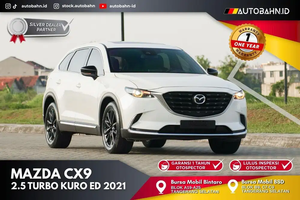 Mazda CX9 Kuro Edition Turbo 2.5L Skyactiv-G 2021 Warranty cx9 x3 x5
