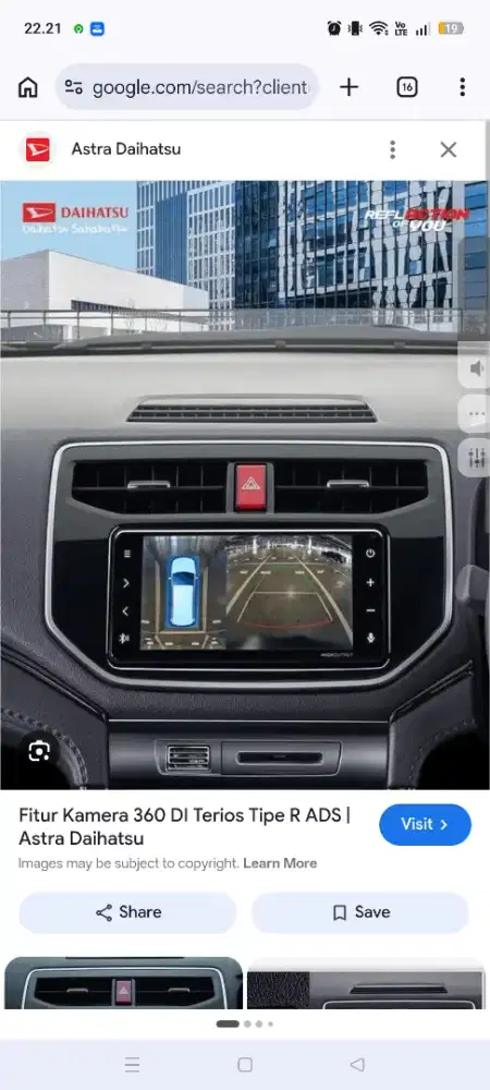 Jual head unit bawaan Terios R Deluxe camera 360,,pakaian 2thn.