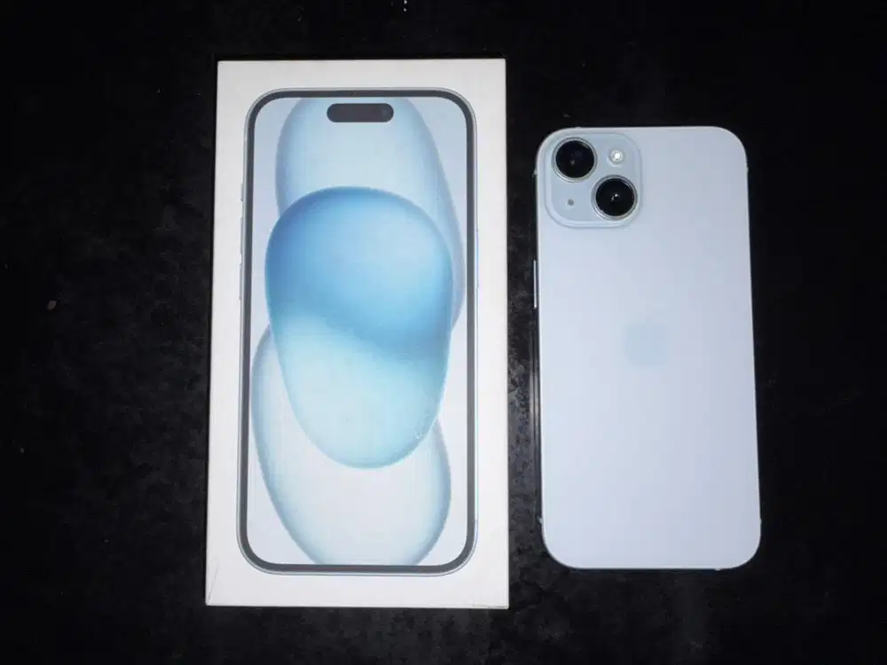 Jual Iphone 15 Blue 128Gb - Second/Bekas