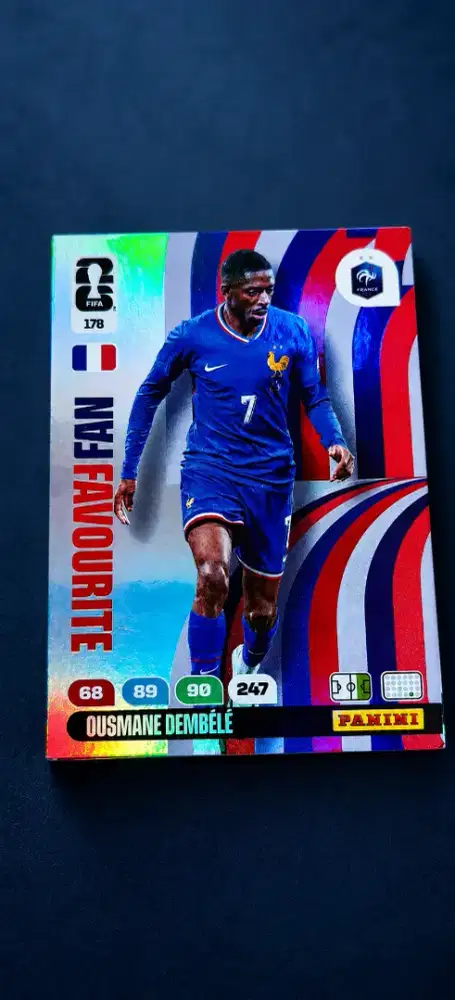 Panini World Cup 2026 Adrenalyn XL Ousmane Dembélé Fan Favourite