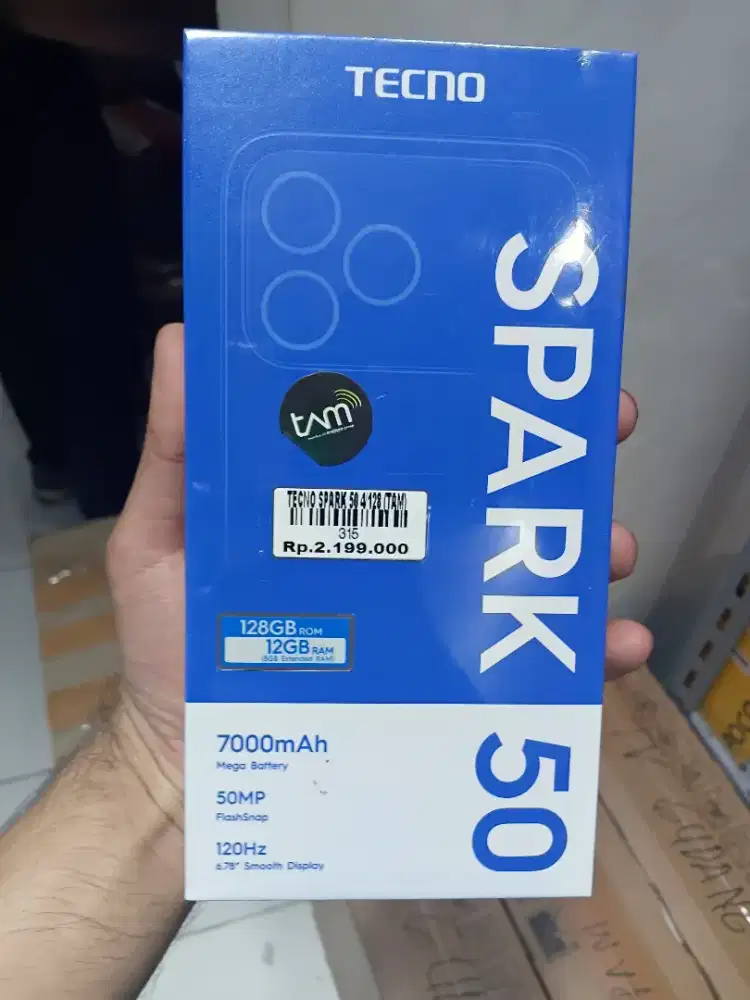 Baru tecno spark 50 4/128GB
