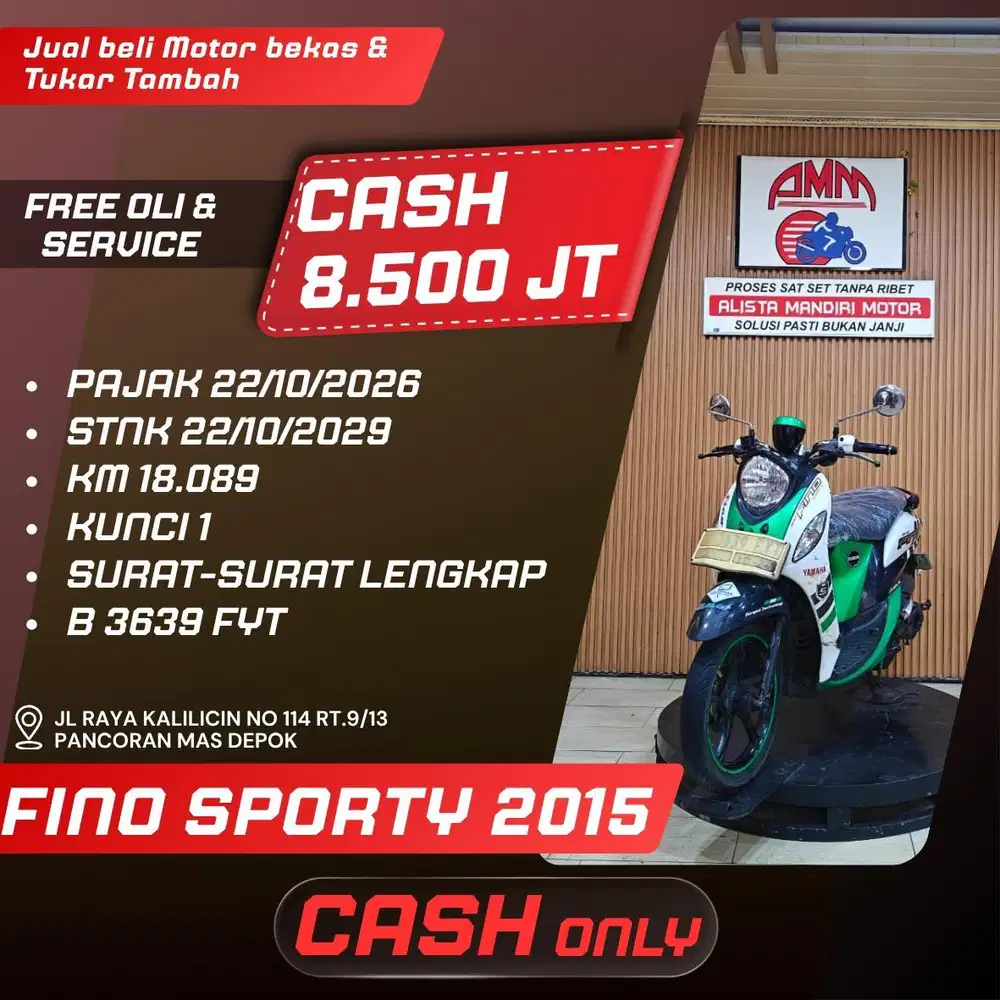 FINO 2015 PAJAK ON BISA TRADE IN / PAKAI CC/PAYLATER