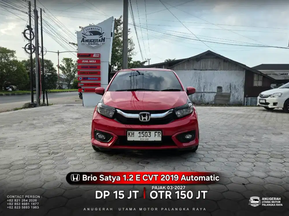 Dp 15jt Brio Satya 1.2 E CVT 2019 Automatic